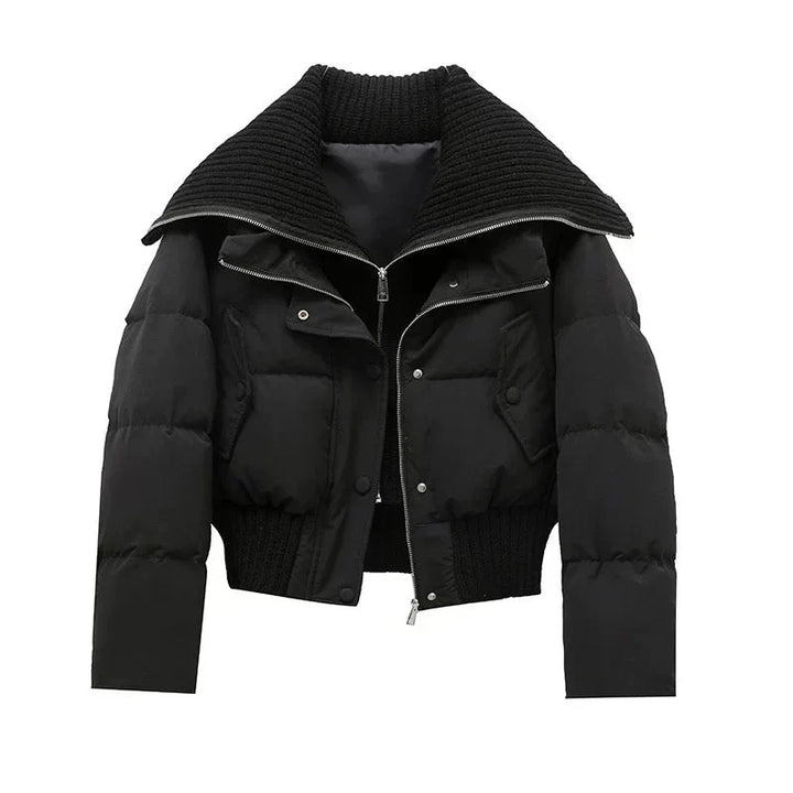 Women's Collared Puffer Jacket - photo 1
