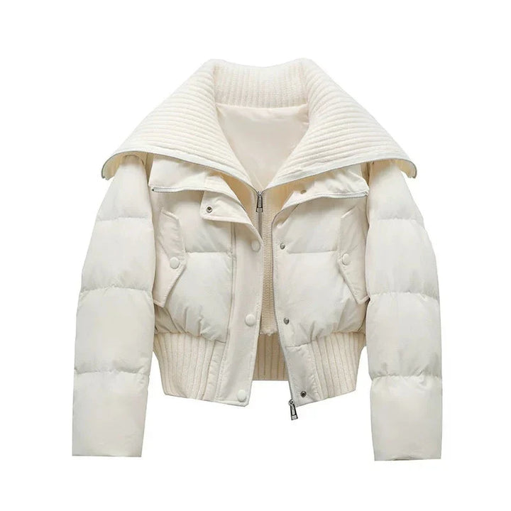 Women's Collared Puffer Jacket - photo 2