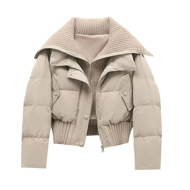 Women's Collared Puffer Jacket - photo 3