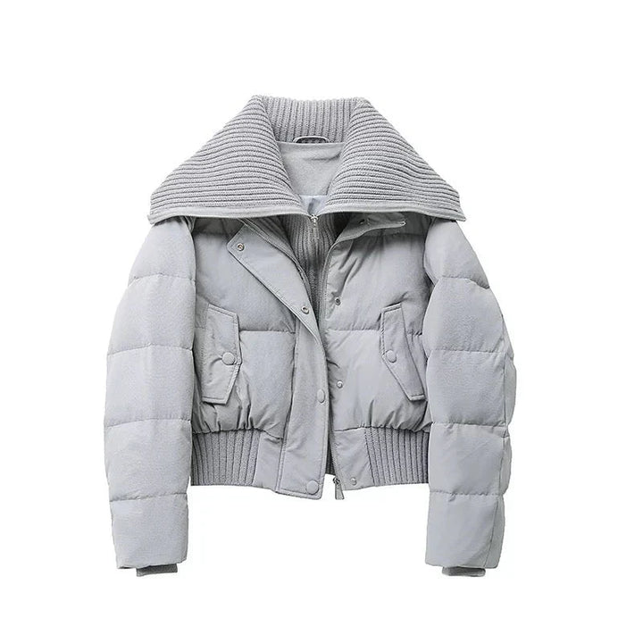Women's Collared Puffer Jacket - photo 5