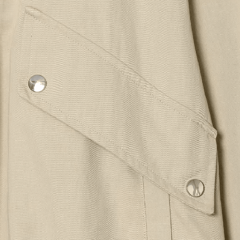 Women's Stand Collar Jacket in Khaki - photo 8