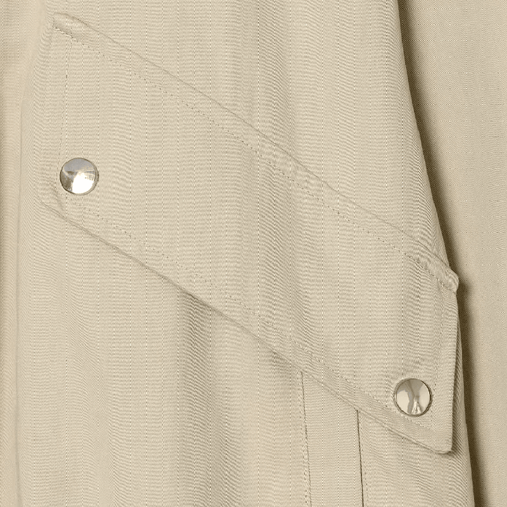 Women's Stand Collar Jacket in Khaki - photo 8