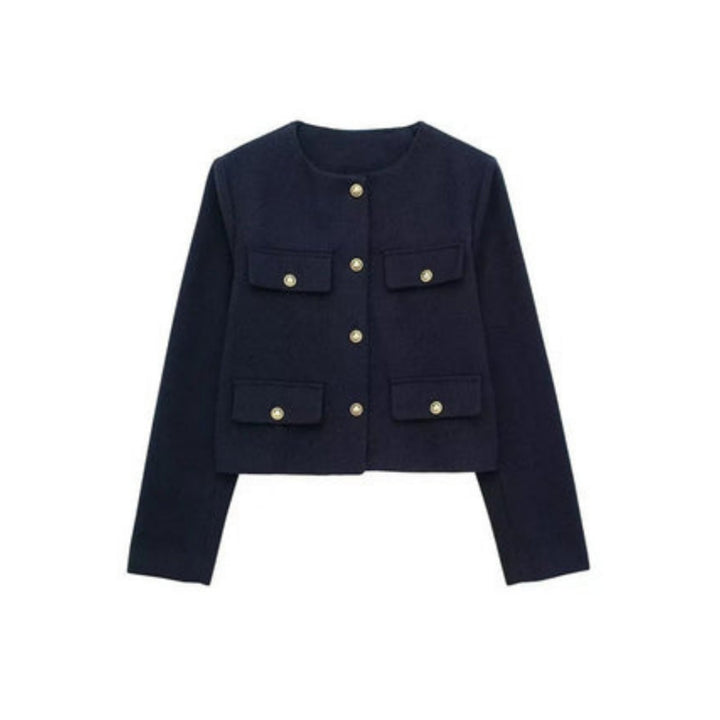 Women's Cropped Button-Front Jacket - photo 11