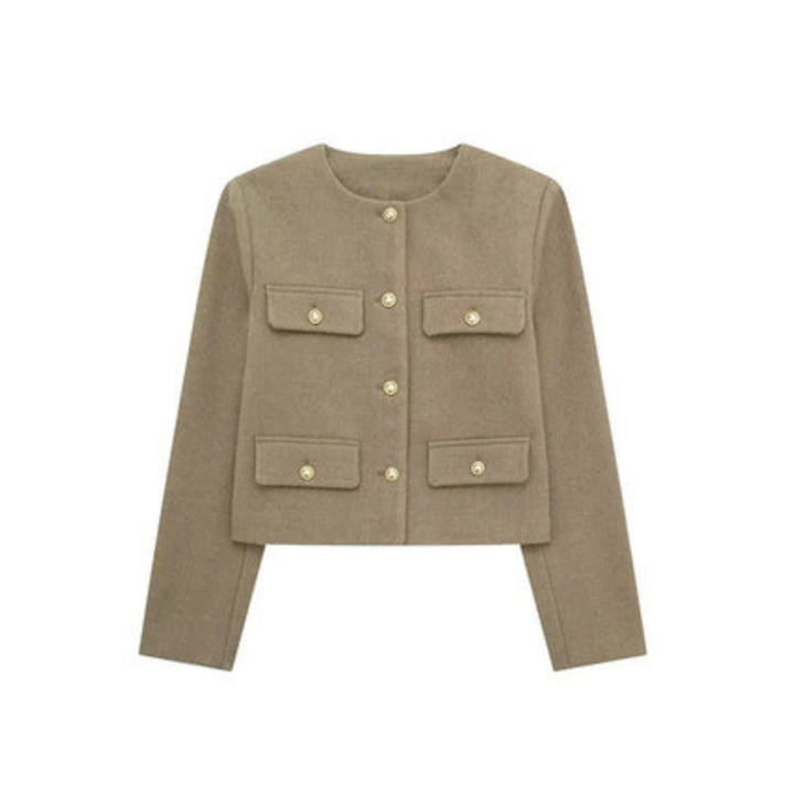 Women's Cropped Button-Front Jacket - photo 2