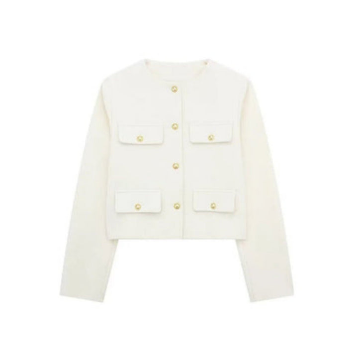 Women's Cropped Button-Front Jacket - photo 6