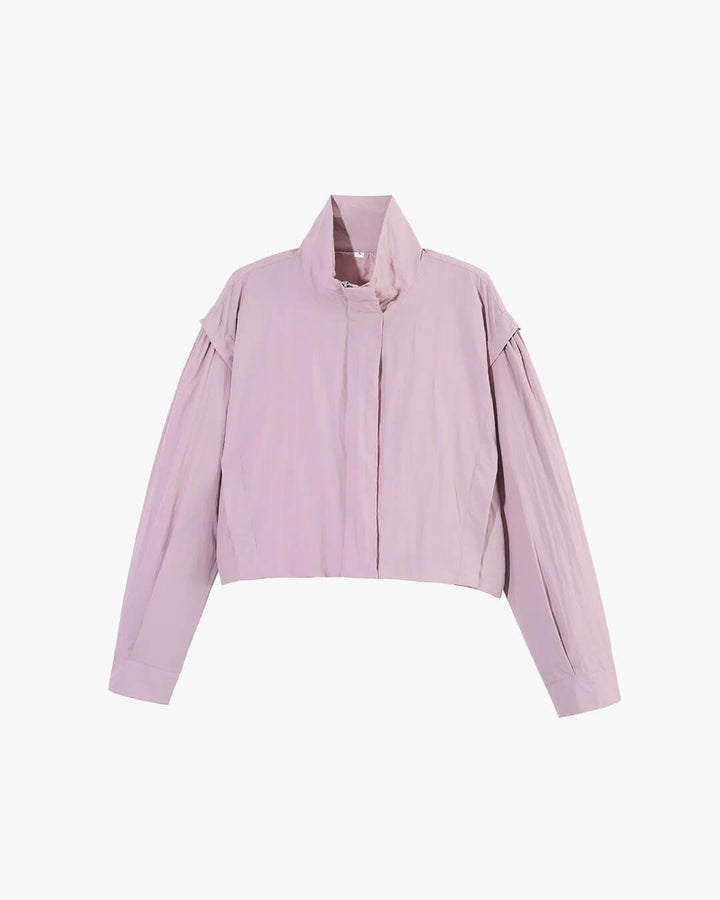 Women's Cropped Collared Jacket - photo 2