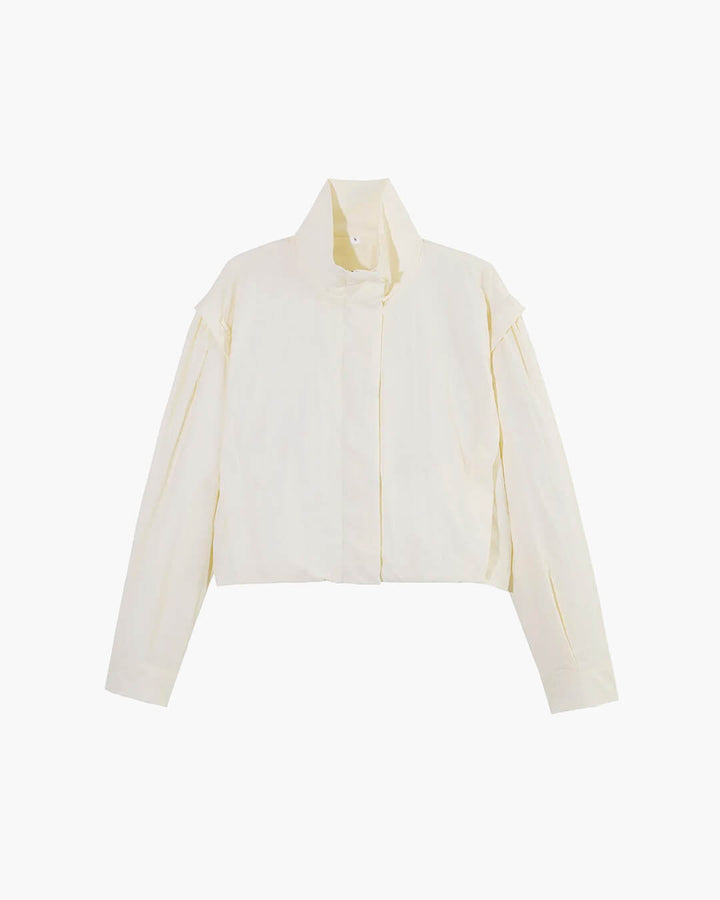 Women's Cropped Collared Jacket - photo 3