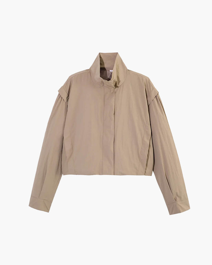 Women's Cropped Collared Jacket - photo 4