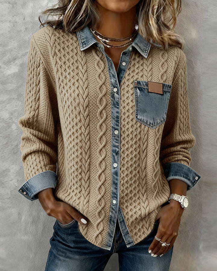 Women's Denim Cardigan - photo 3