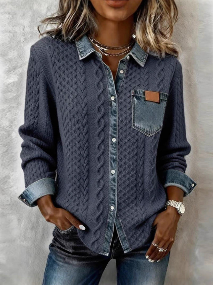 Women's Denim Cardigan - photo 4