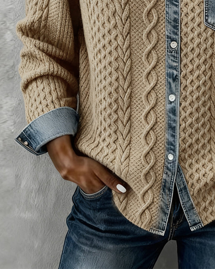 Women's Denim Cardigan - photo 8