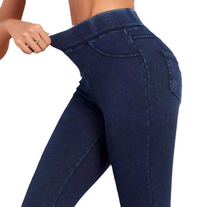 Women's High-Waisted Skinny Leggings with Pull-On Waist - photo 9