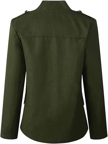 Women's Double-Breasted Button-Front Blazer - photo 7