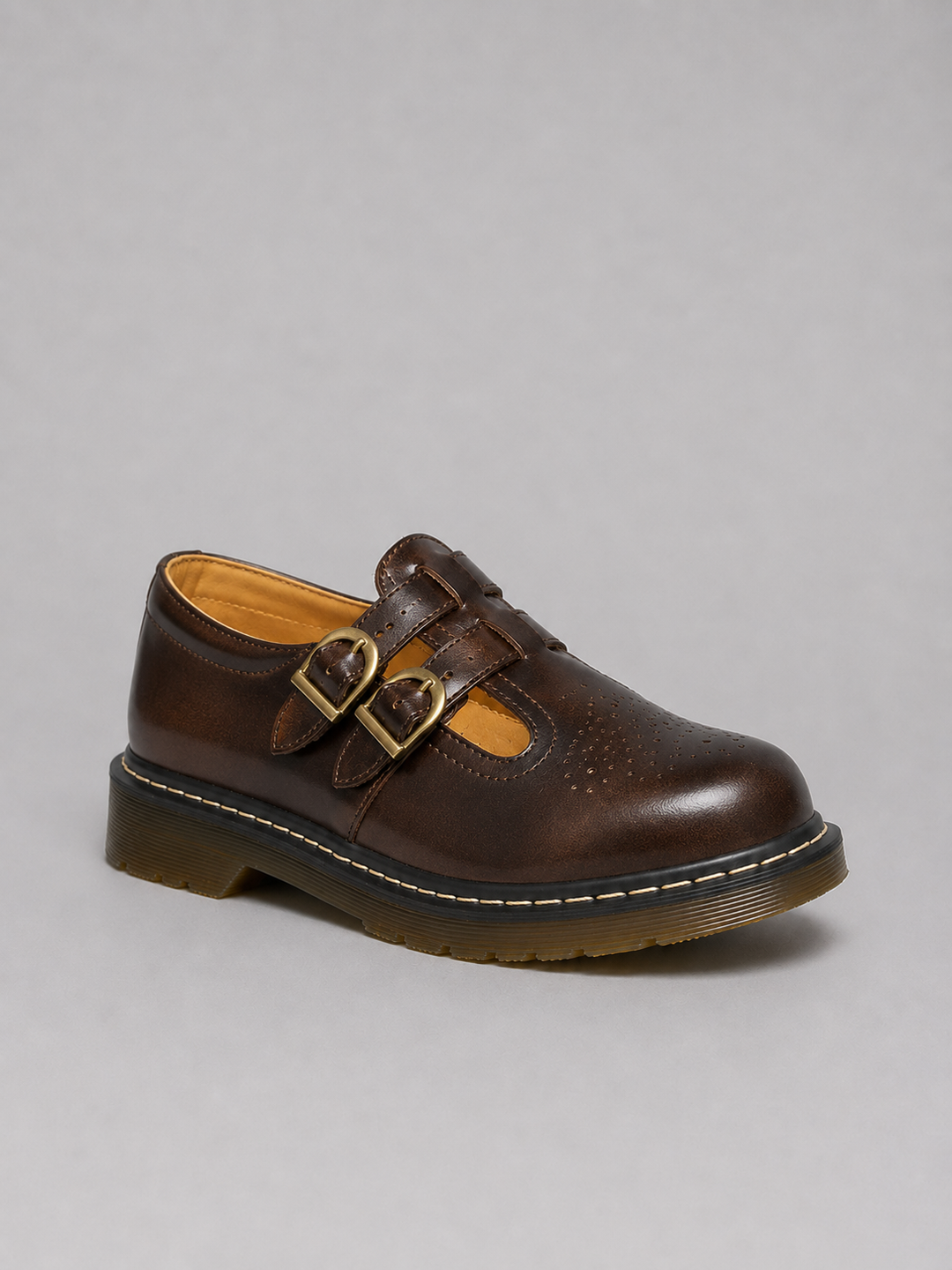 Women's Double Buckle Mary Jane Shoes - photo 2