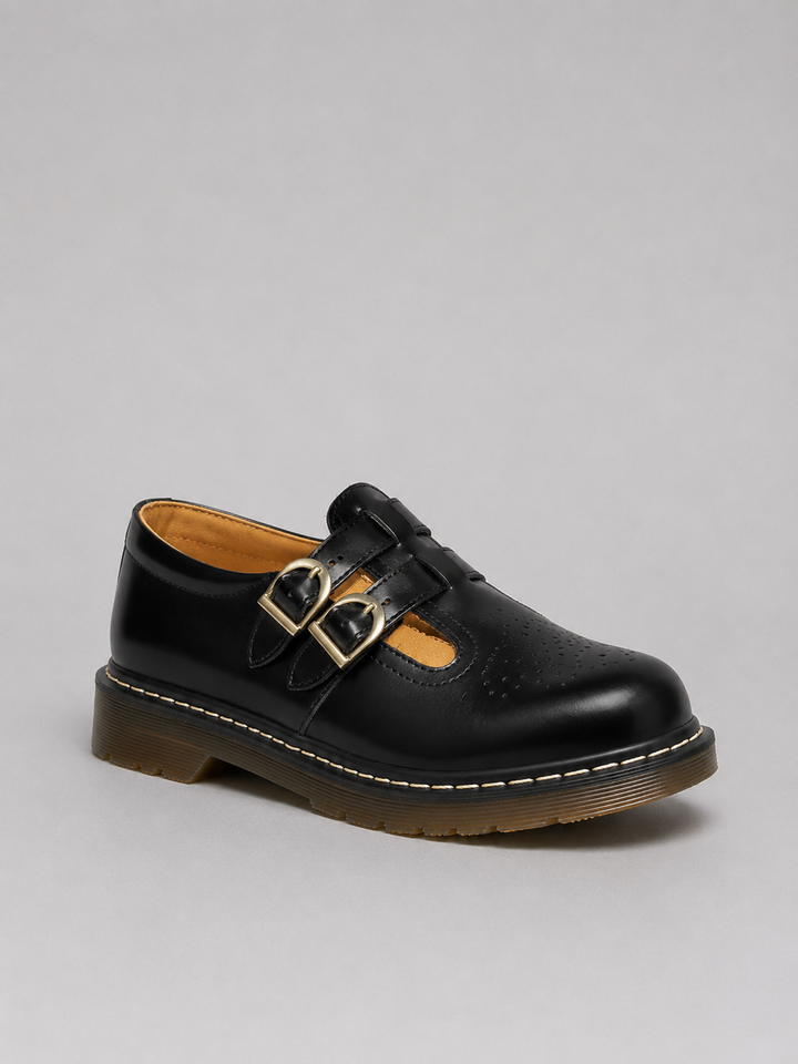 Women's Double Buckle Mary Jane Shoes - photo 5