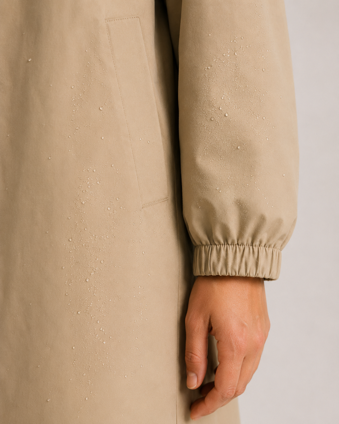 Women's Longline Hooded Coat with Button Front - photo 9