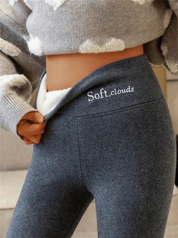 Women's Fleece-Lined Fitted Leggings - photo 1