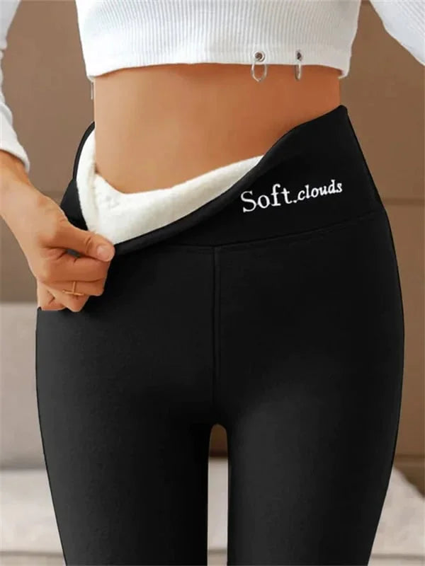 Women's Fleece-Lined Fitted Leggings - photo 2