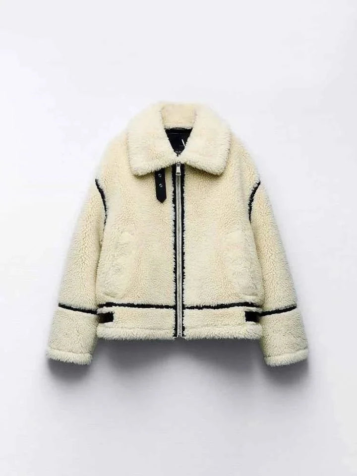 Women's Fleece-Lined Oversized Jacket - photo 1