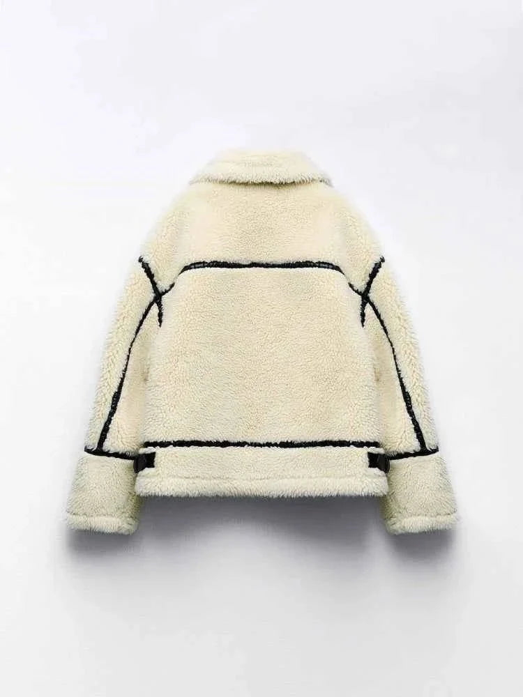 Women's Fleece-Lined Oversized Jacket - photo 2