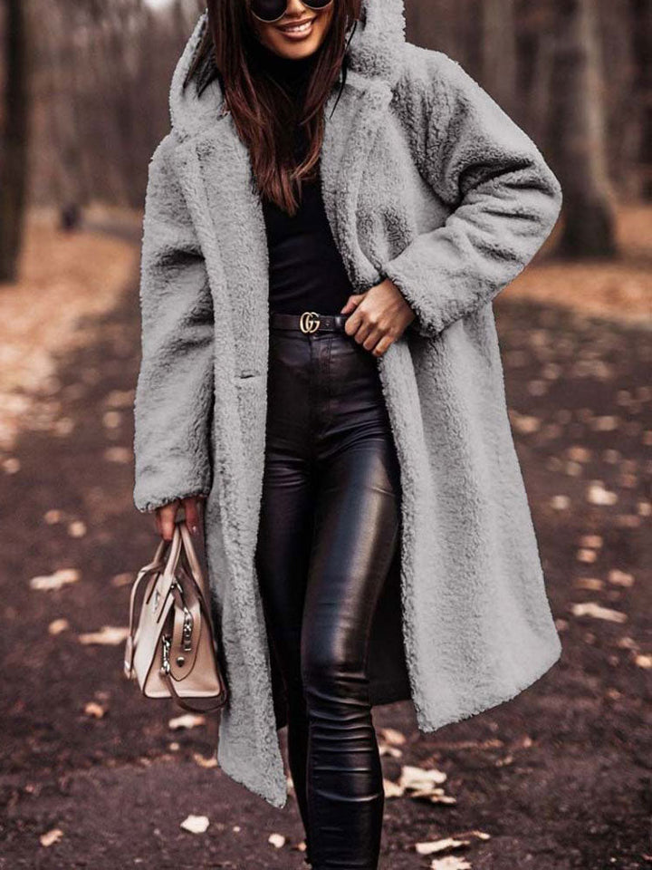 Women's Fleece-Lined Relaxed Coat - photo 1