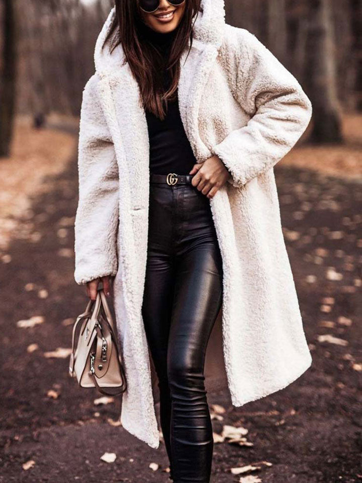 Women's Fleece-Lined Relaxed Coat - photo 11