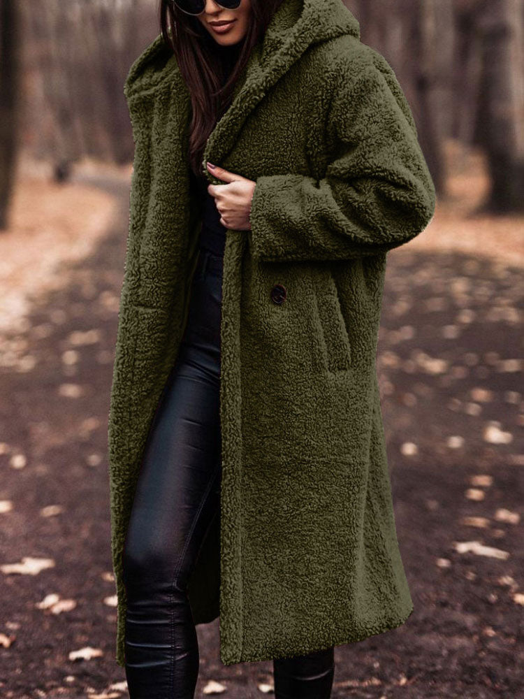 Women's Fleece-Lined Relaxed Coat - photo 8