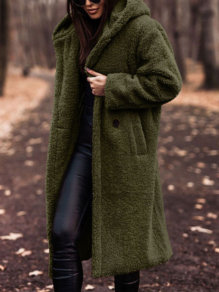 Women's Fleece-Lined Relaxed Coat - photo 8