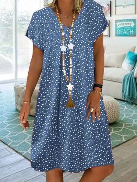 Women's Floral Print Flowing Midi Dress - photo 1