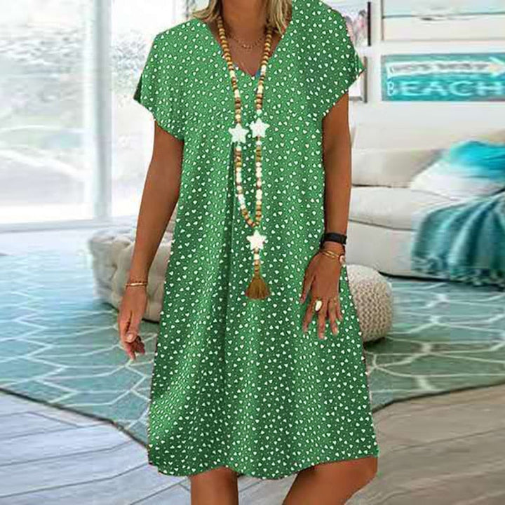 Women's Floral Print Flowing Midi Dress - photo 10