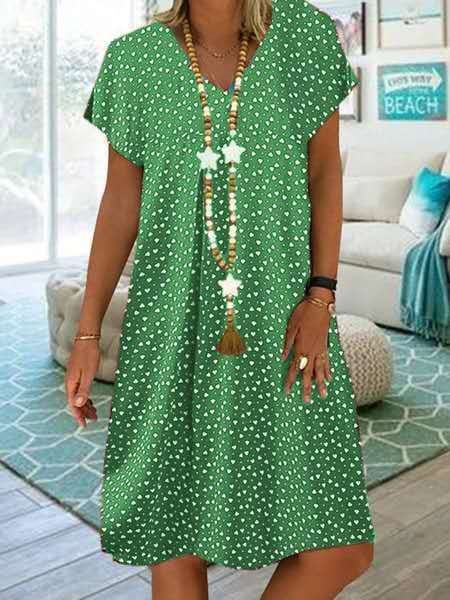 Women's Floral Print Flowing Midi Dress - photo 2