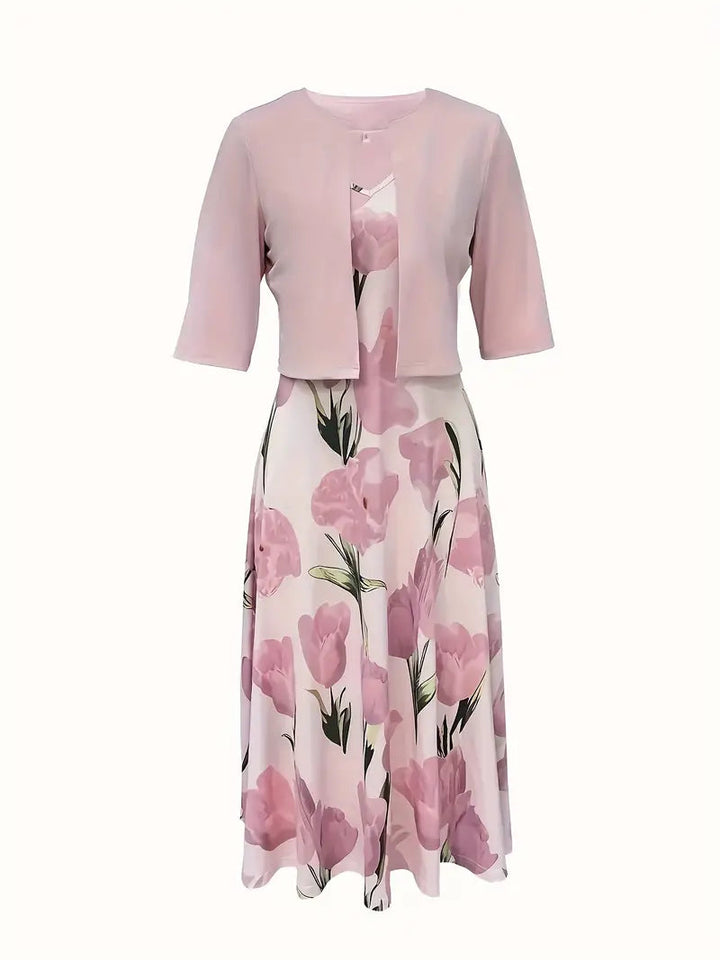 Women's Floral Print Two-Piece Set - photo 2