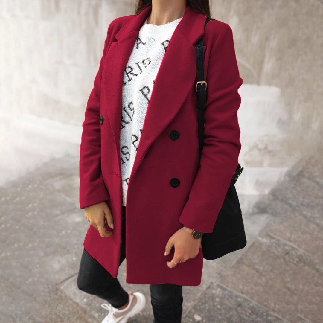 Women's Flowing Pocket Coat - photo 5