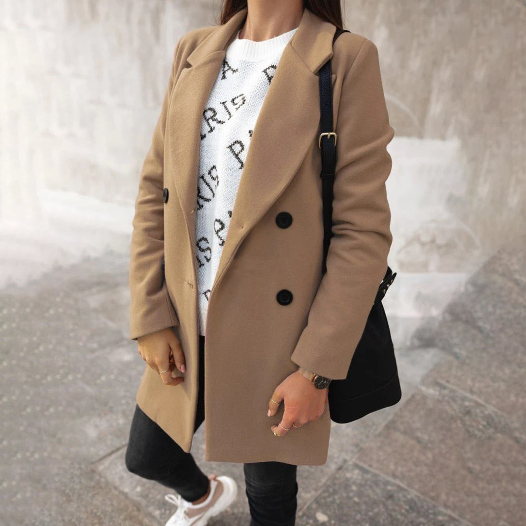 Women's Flowing Pocket Coat - photo 7