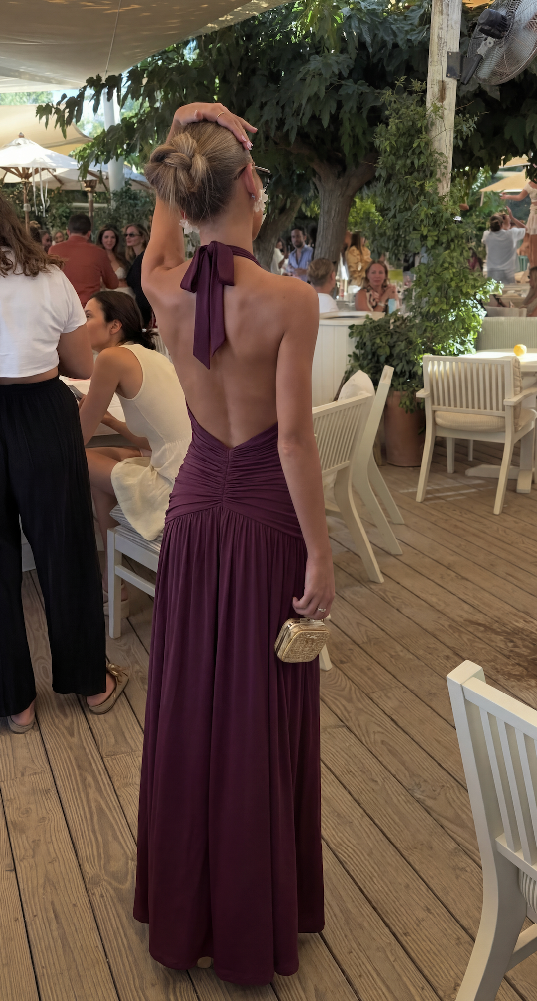 Women's Halter Neck Maxi Dress - photo 8