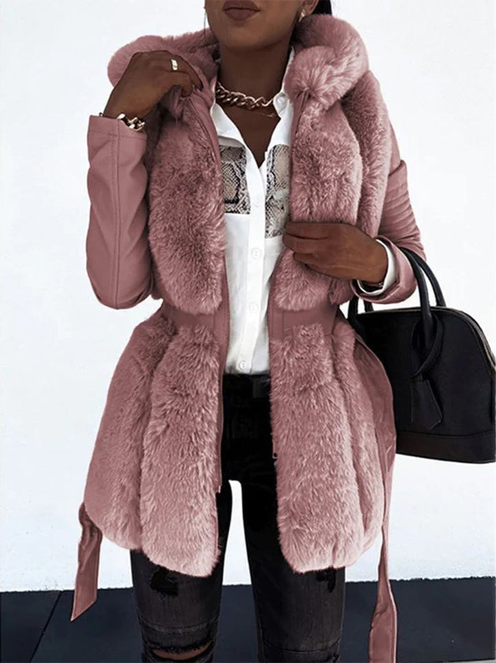 Women's Hooded Biker Jacket - photo 2