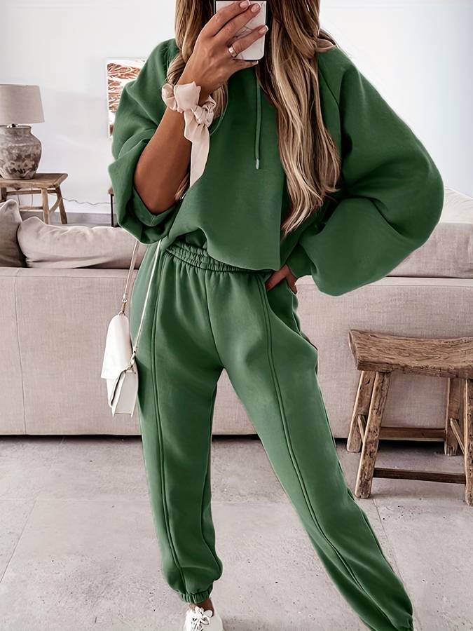 Women's Hooded Two-Piece Set - photo 4