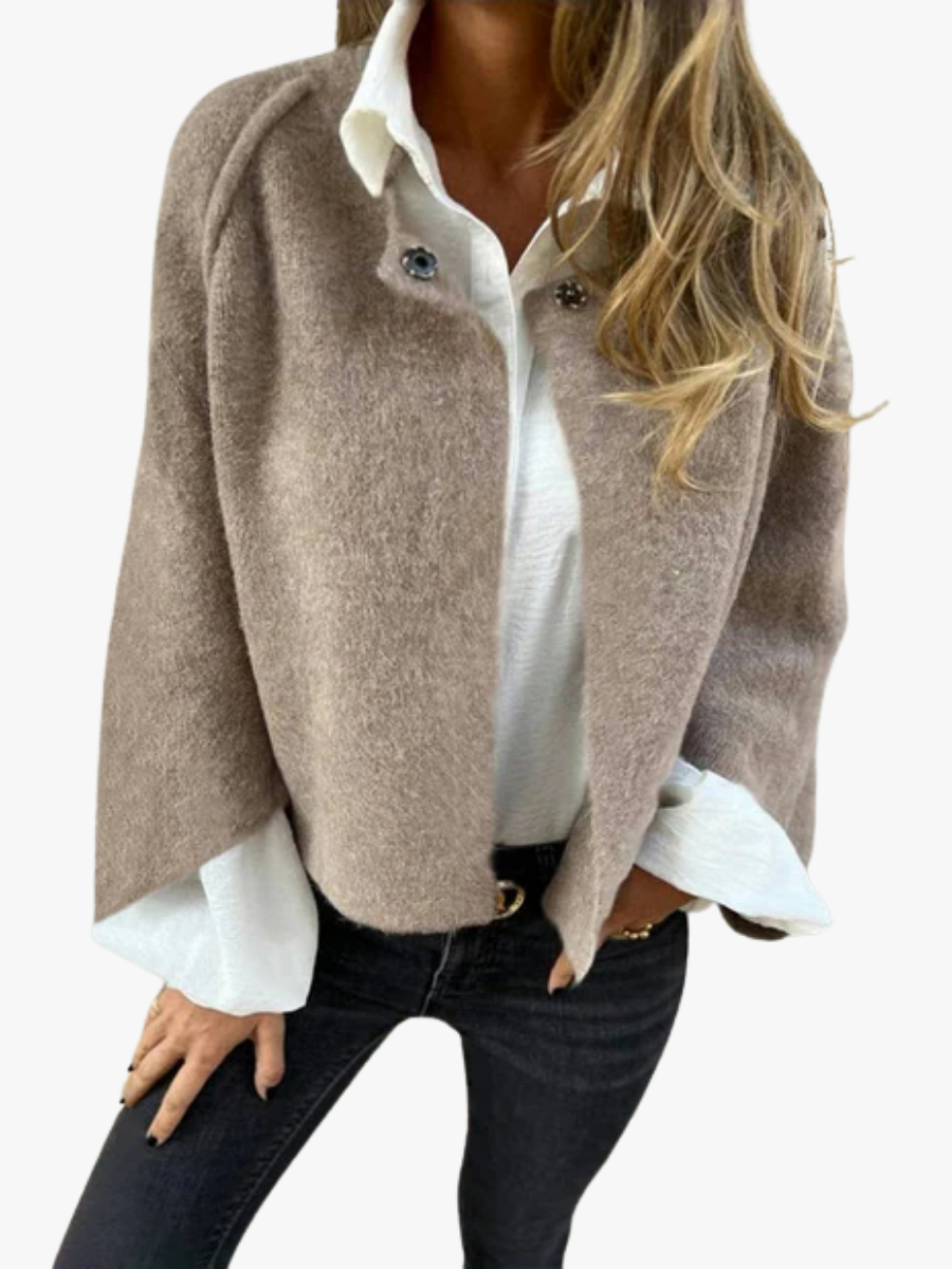 Women's Knitted Ombre Blazer - photo 8