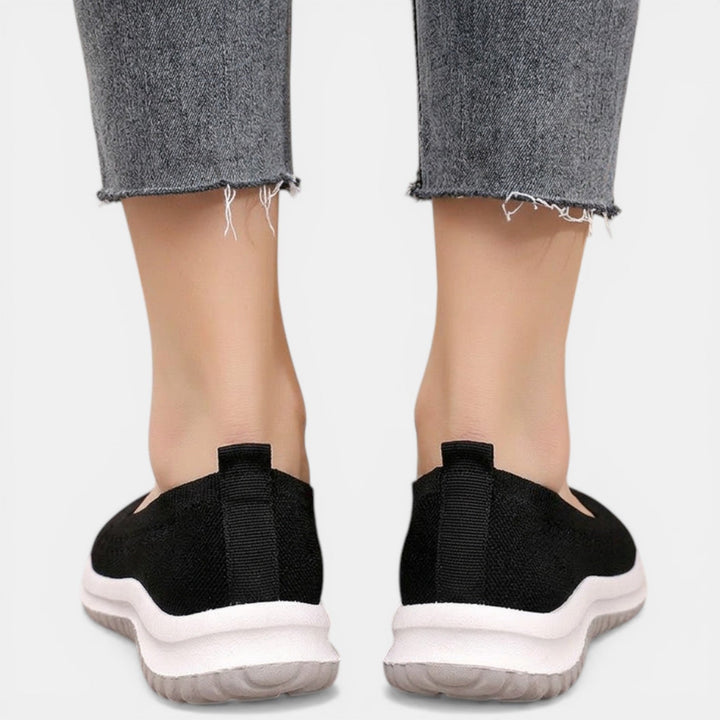 Women's Knitted Slip-On Trainers with Cushioned Sole - photo 7