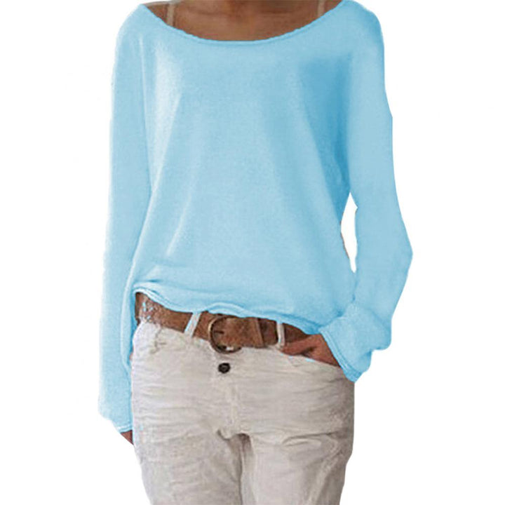 Women's Knitted Relaxed Jumper - photo 6