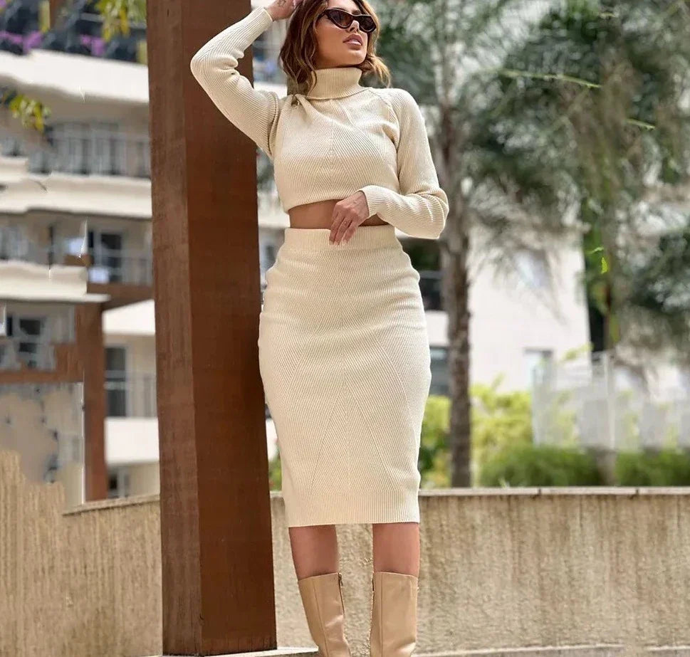 Women's Knitted Relaxed Two-Piece Set - photo 5