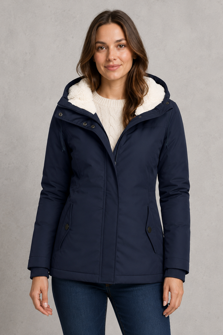 Women's Parka with Fleece-Lined Hood - photo 1