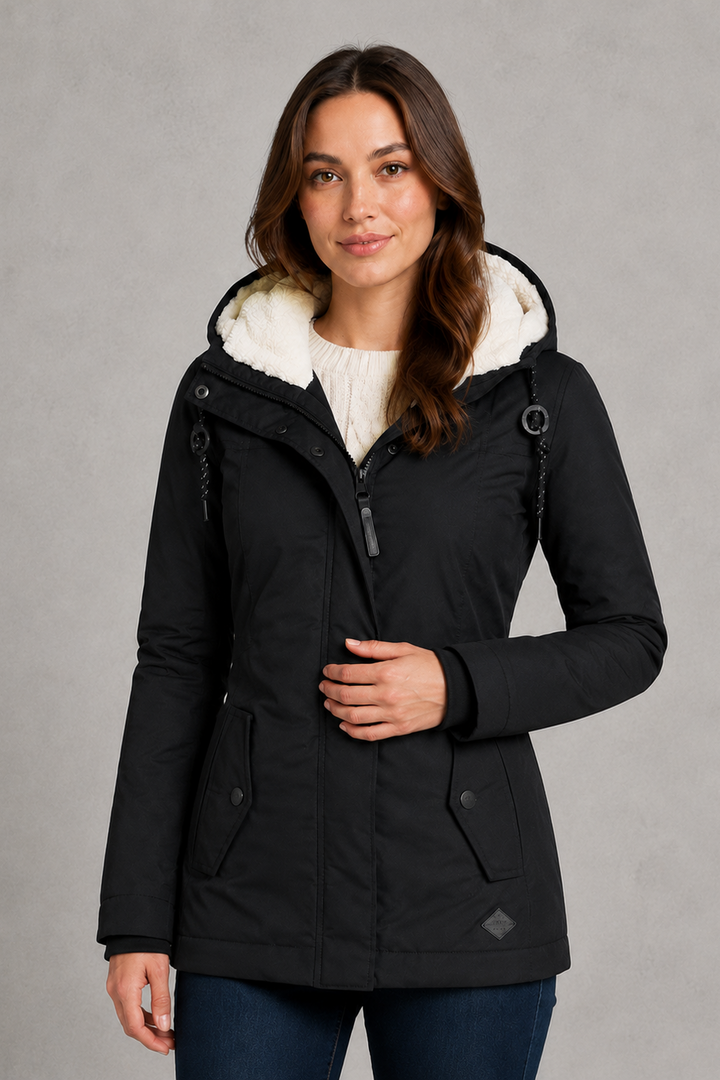 Women's Parka with Fleece-Lined Hood - photo 4