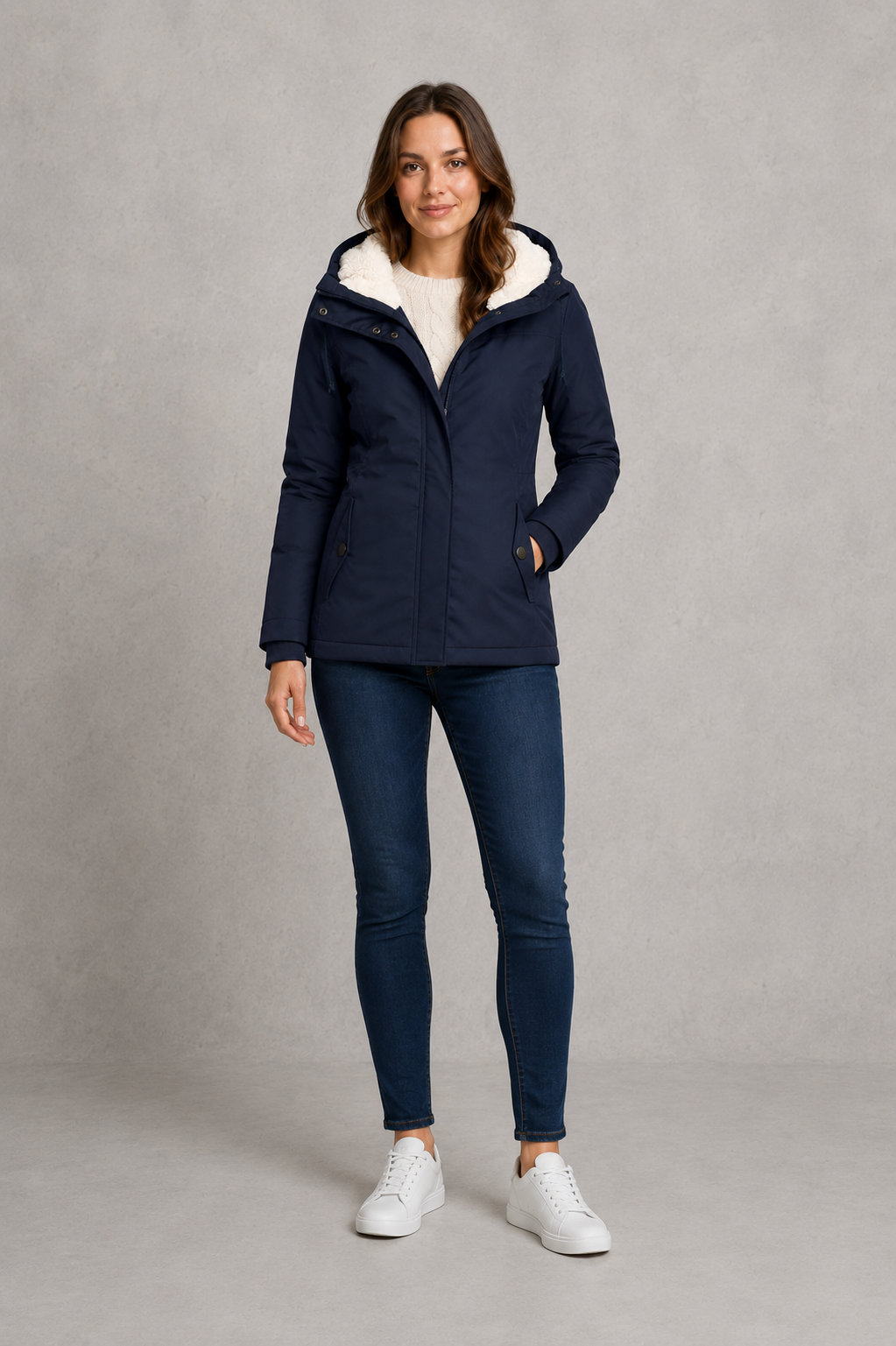 Women's Parka with Fleece-Lined Hood - photo 9
