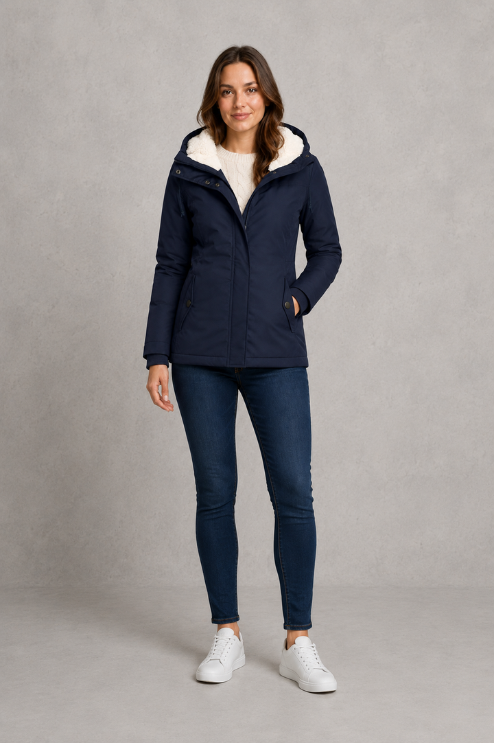 Women's Parka with Fleece-Lined Hood - photo 9