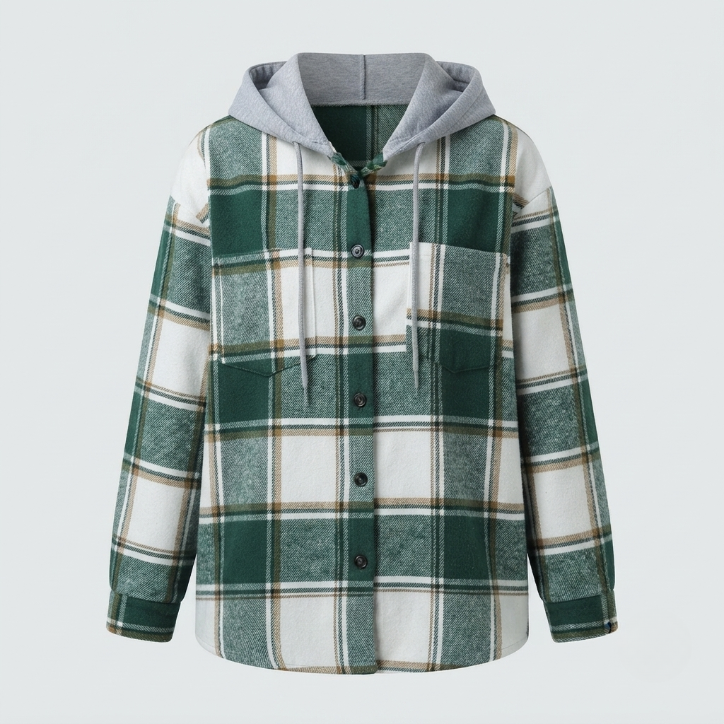 Women's Overshirt Hooded Shacket - photo 4