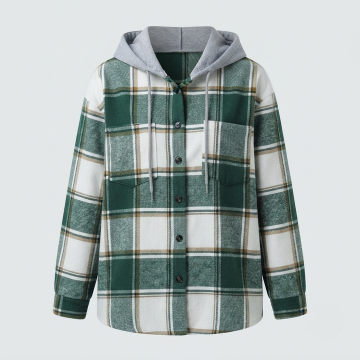 Women's Overshirt Hooded Shacket - photo 4