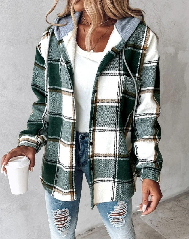 Women's Overshirt Hooded Shacket - photo 5