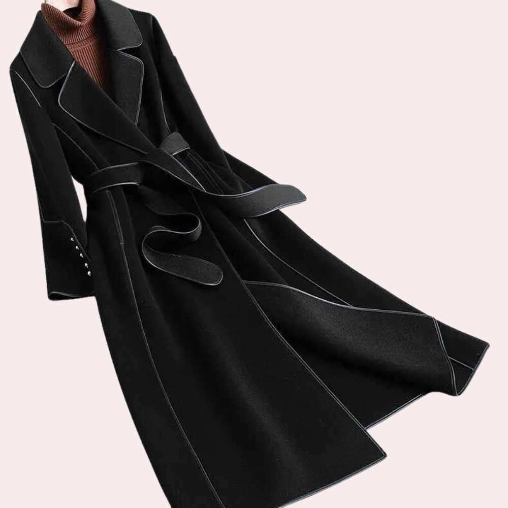 Women's Oversized Belted Coat - photo 1