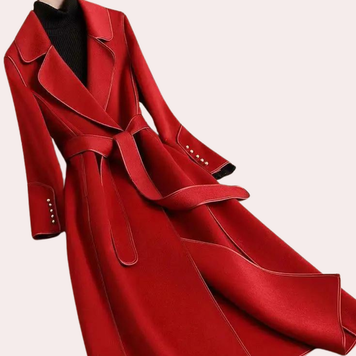 Women's Oversized Belted Coat - photo 2